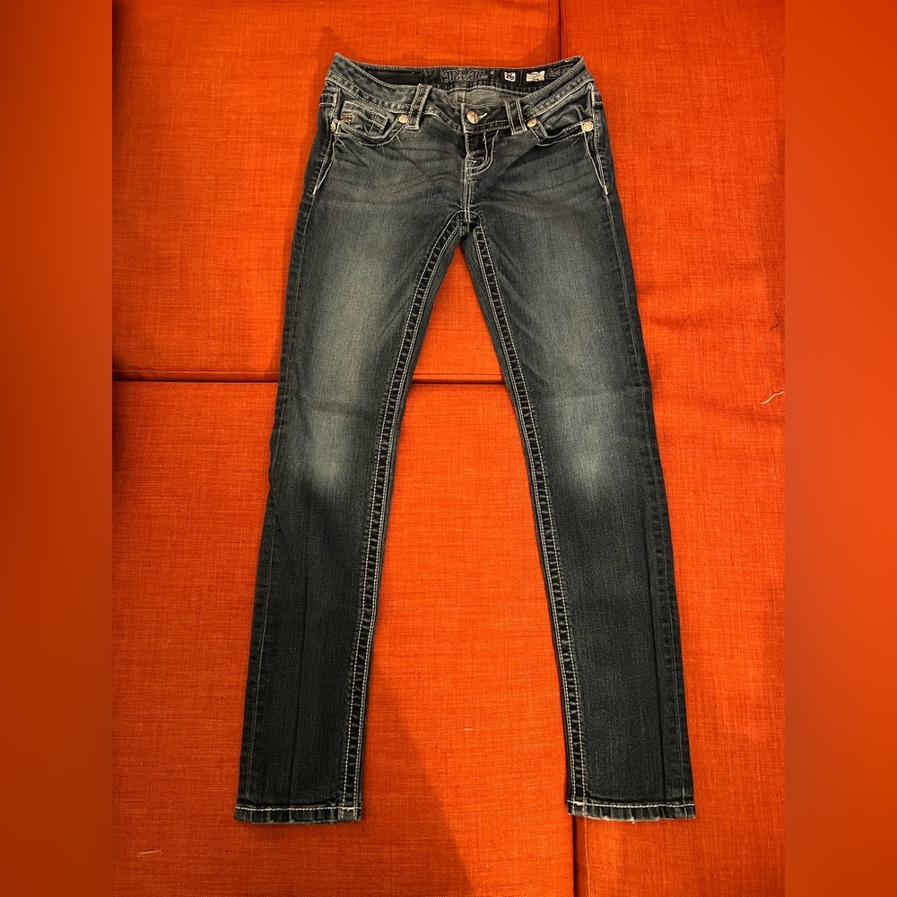 Miss Me Denim Mid-Rise Skinny Jeans 26
